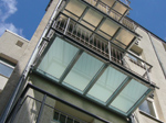 Glasbalkon angehngt